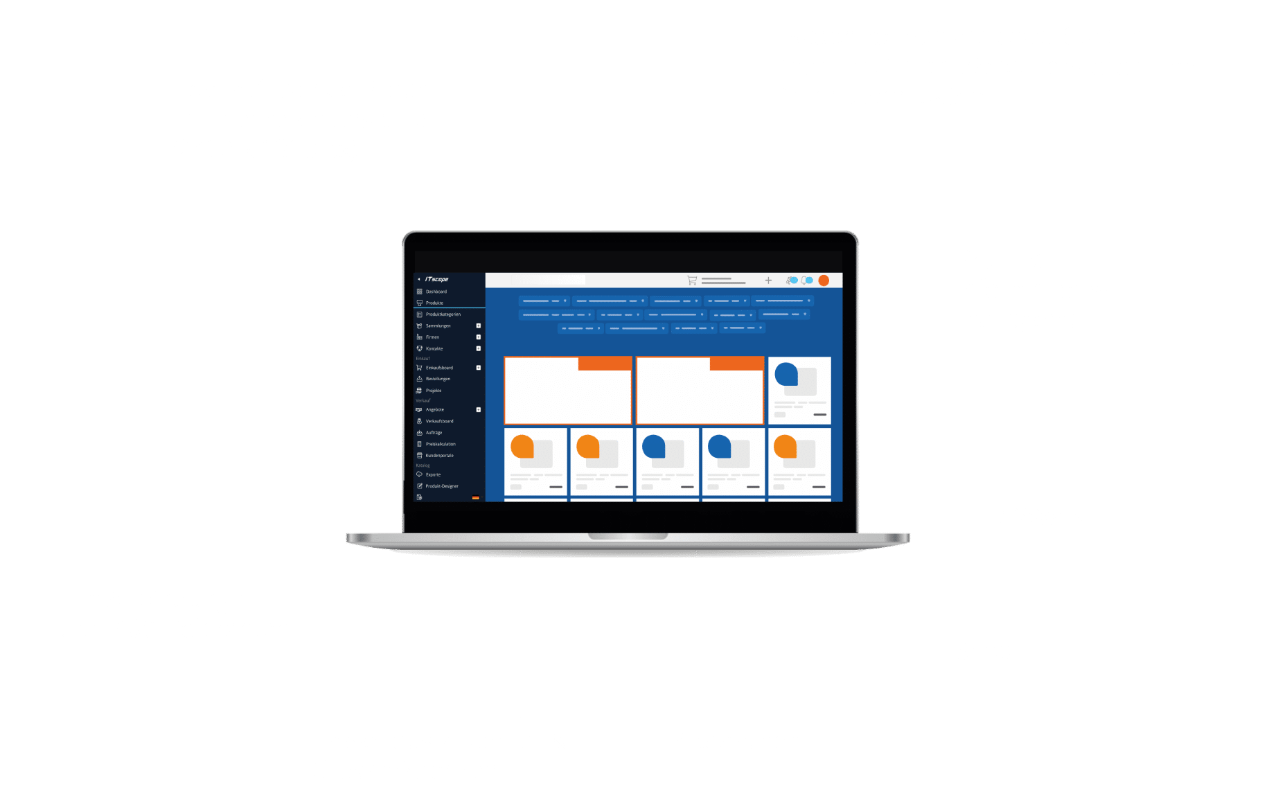 Notebook mit ITscope-Plattform und ihren Vorteilen: ITscope kombiniert Icecat Content Premium, 1WorldSync, Hersteller- und Distributorendaten, Hochauflösende Bilder mit mehreren Ansichten (2400 x 1800 px), Über 800.000 Produkte mit Content, Eine Anbindung an über 400 Lieferanten, Passendes Zubehör- & Crossreferenzen, 4 Sprachen, Shop, ERP7WaWi, Produktinformationsmanagement
