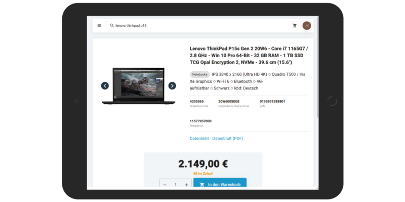 Ipad Storefront