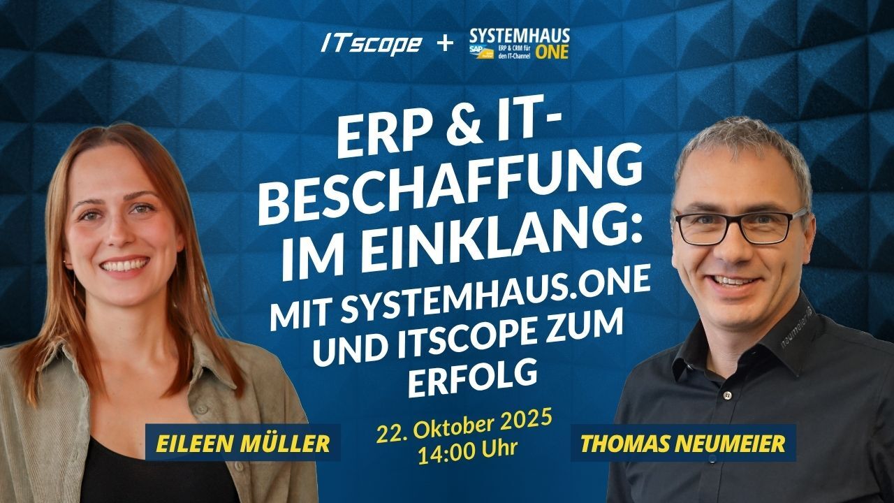 Webinar: Systemhaus.One und ITscope
