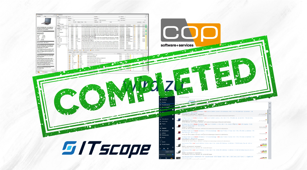 ITscope und cop: Integration completed